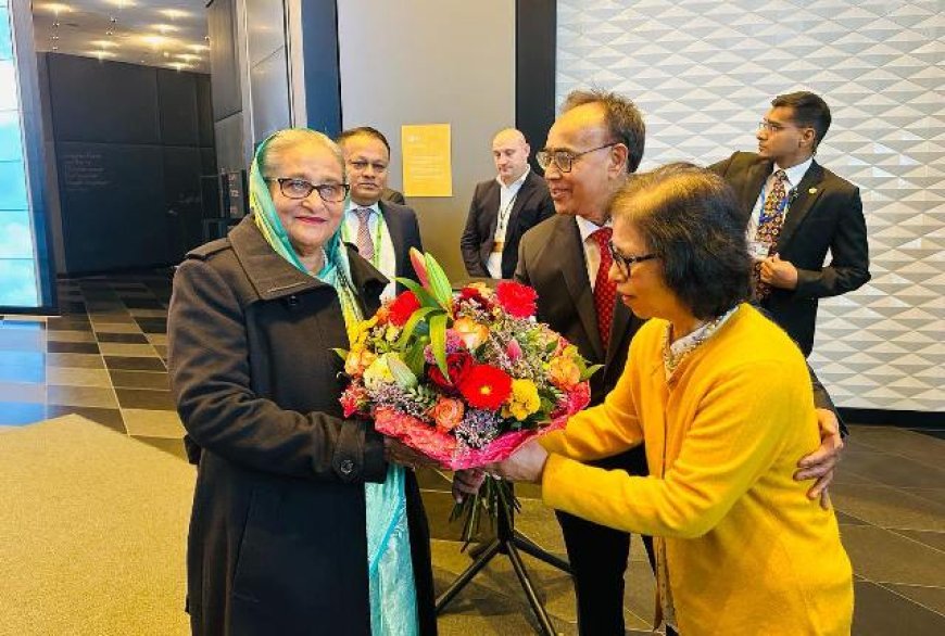 BFG Delegation Welcomed PM Sheikh Hasina in Munich