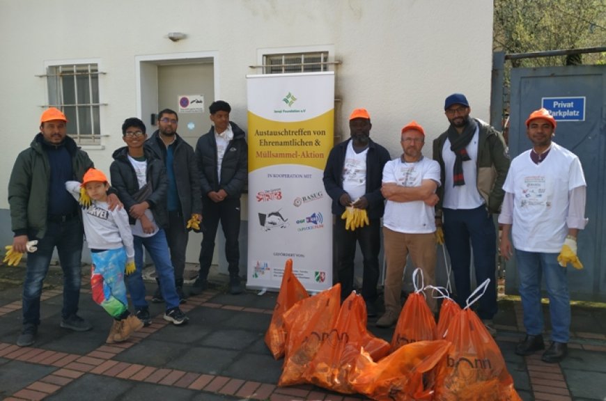 Austauschtreffen und Müllsammelaktion fand am 31. März in Duisdorf statt