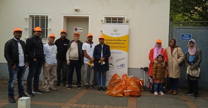 Austauschtreffen und Müllsammelaktion fand in Duisdorf statt