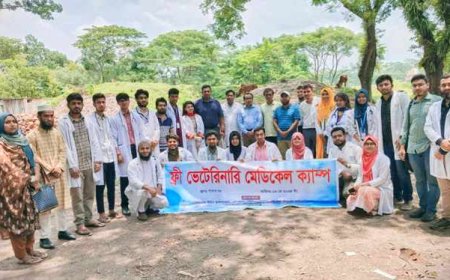 পবিপ্রবি ভেটেরিনারি হাসপাতালের উদ্যোগে ফ্রি  ক্যাম্পেইন