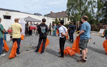 Nachbarschaftliches Engagement durch interkulturelle Müllsammelaktion fürs Klima
