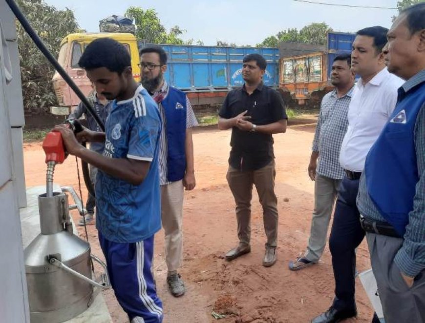 পরিমাপে কম দেওয়ায় বিএসটিআই অভিযানে জরিমানা