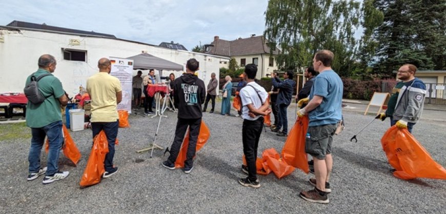 Nachbarschaftliches Engagement durch interkulturelle Müllsammelaktion fürs Klima 