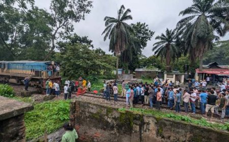 দুই ঘন্টা অবরোধের পর বাকৃবিতে ট্রেন ছাড়ল শিক্ষার্থীরা