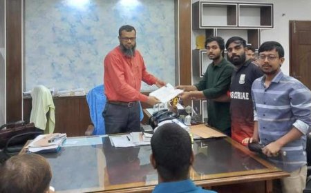 পবিপ্রবিতে কেন্দ্রীয় মন্দির প্রতিষ্ঠায় স্মারকলিপি প্রদান