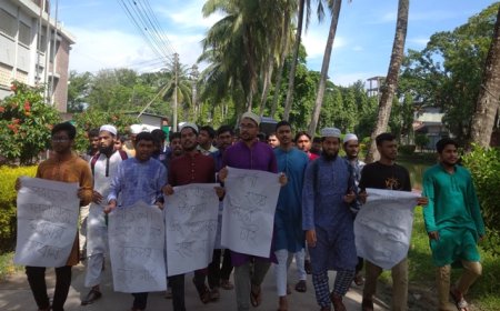 ভারতীয় আগ্রাসন ও ছাত্রলীগসহ অপশক্তির বিরুদ্ধে মিছিল