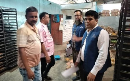 রাজশাহীতে ০৮টি প্রতিষ্ঠানে বিএসটিআই’র অভিযান