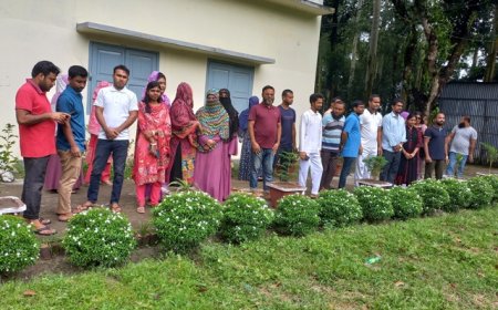 সোনাতলা পিটিআই-এ বৃক্ষরোপণ কর্মসূচি পালন