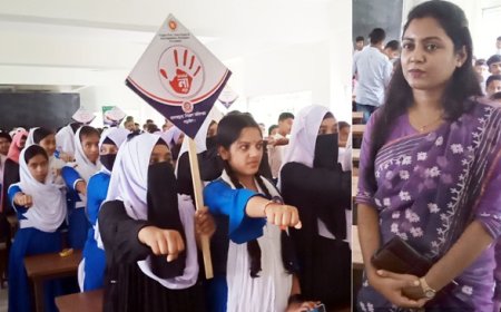 শিক্ষার্থীদের মাদকবিরোধী শপথবাক্য পাঠ করালেন ইউএনও