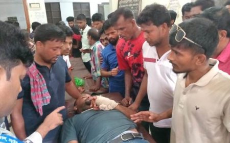 নড়াইল বিএনপি সভাপতি গ্রুপের হামলায় ৩ জন আহত