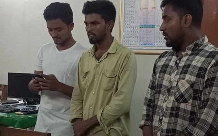 মাদক সরবরাহকালে তিন মাদকব্যবসায়ীকে পুলিশে হস্তান্তর