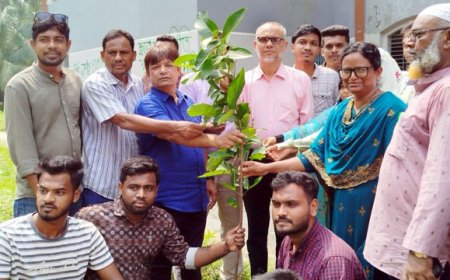 নড়াইলের লোহাগড়ায় মাসব্যাপী বৃক্ষরোপন কর্মসূচীর উদ্বোধন