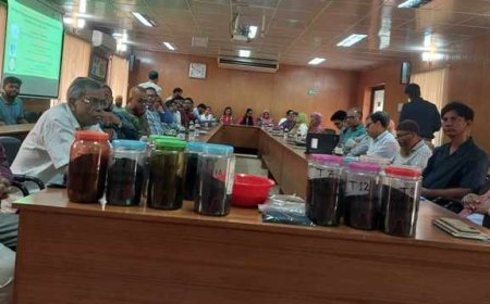 বায়োচারসমৃদ্ধ সারের ব্যবহারে দক্ষতা বৃদ্ধি শীর্ষক কর্মশালা