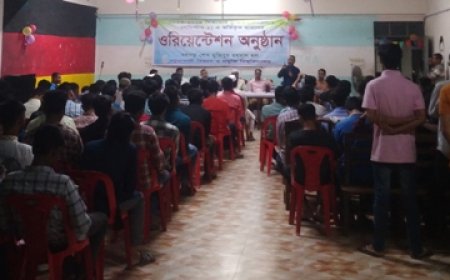 পবিপ্রবিতে বশেমুর হলে নবীনবরণ অনুষ্ঠিত