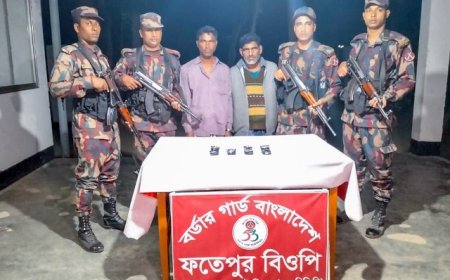 চাঁপাইনবাবগঞ্জে ইয়াবা চোরাচালানের সময় দু‘জন আটক