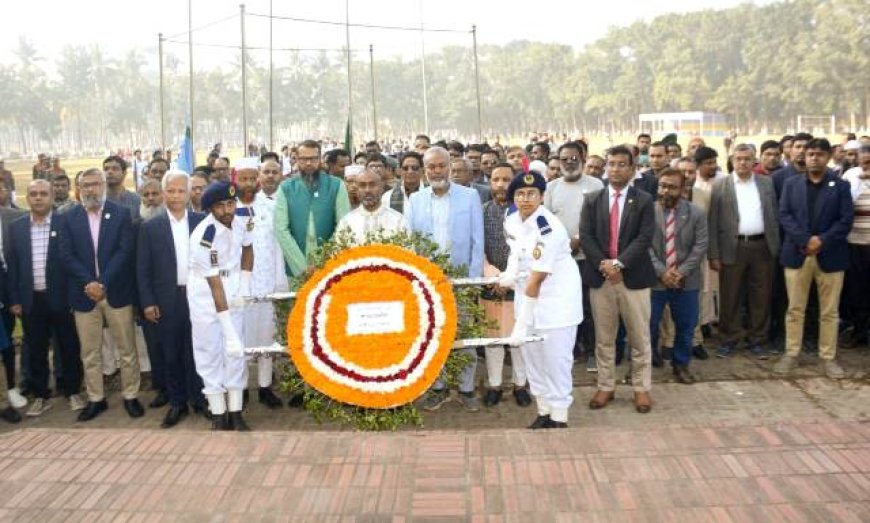 দিনব্যাপী কর্মসূচিতে পবিপ্রবিতে মহান বিজয় দিবস উদযাপন