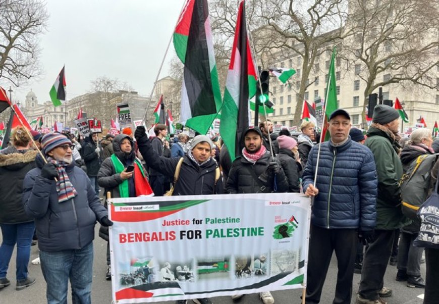 Pro-Palestine Protesters Gather at Whitehall Despite Police Restrictions