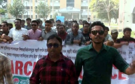 নড়াইলে ছাত্রদলের মার্চ ফর জাস্টিস অনুষ্ঠিত