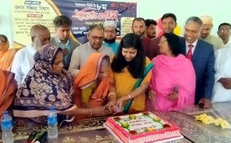 ভালোবাসা দিবস ও পহেলা ফাল্গুনে উৎসব বৃদ্ধাশ্রম ও গুচ্ছগ্রামে