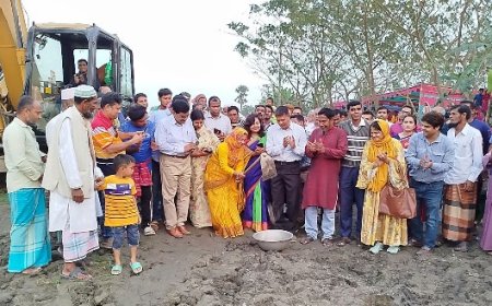 শোলপুরে কানা খাল পুনঃখনন কার্যক্রমের উদ্বোধন