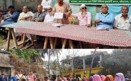 নোটিশ পেয়ে বাড়িঘর রক্ষার আকুতি জানালেন মহিষখোলাবাসী