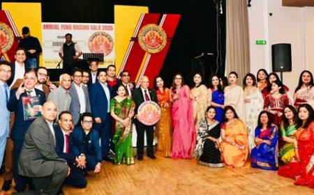 হিন্দু এইড ইউকের দাতব্য ও উন্নয়নের জন্য গালা ডিনার আয়োজন
