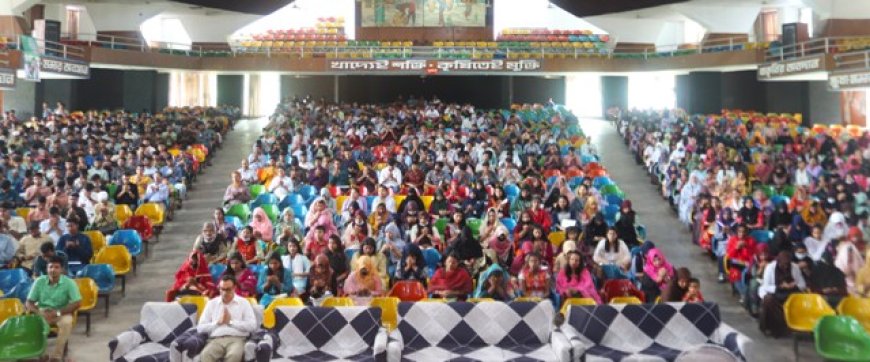 কেবি কলেজে এইচএসসি পরীক্ষার্থীদের বিদায় সংবর্ধনা