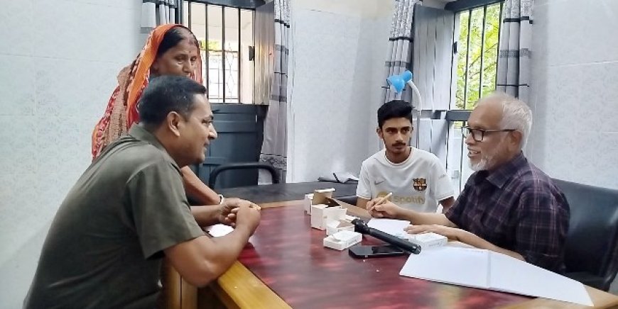 বিনামূল্যে চিকিৎসাসেবা, ওষুধ প্রদান ও রক্ত পরীক্ষা অনুষ্ঠিত