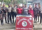 সোনামসজিদ সীমান্তে যৌথ অভিযান, মাদকসহ আটক তিন