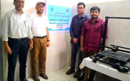 বাকৃবিতে পরীক্ষামূলক ভূমিকম্প শনাক্তকরণ যন্ত্র স্থাপন