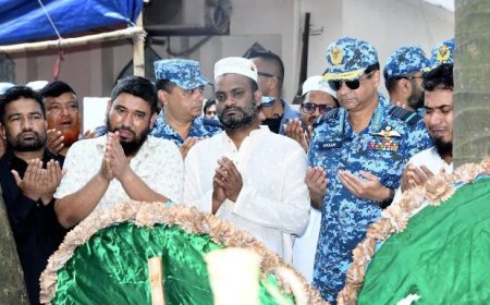 দুর্ঘটনায় নিহতদের স্মরণে বিমান বাহিনীর শোক ও দোয়া মাহফিল