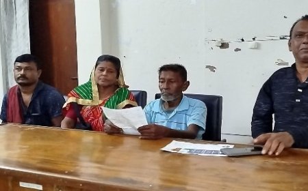নড়াইলে প্রতিবন্ধীর জমি প্রতারণা করে লিখে নেয়ার অভিযোগ