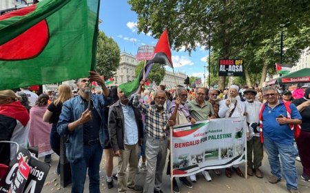Over 100,000 March demanding end to Gaza conflict
