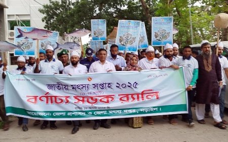 জাতীয় মৎস্য সপ্তাহঃ ‘অভয়াশ্রম গড়ে তুলি, দেশি মাছে দেশ ভরি’