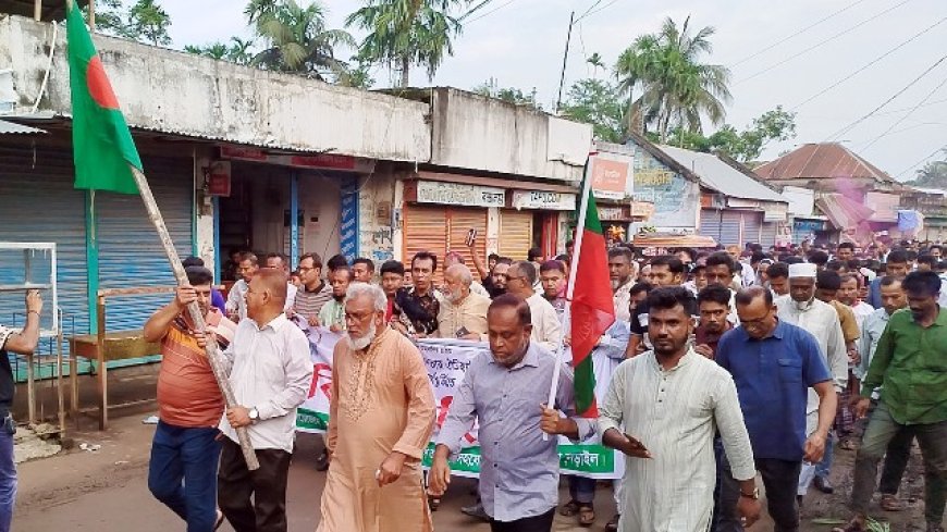 ‘জুলাই গণঅভ্যুত্থান দিবস’ উপলক্ষে বিএনপির বিজয় মিছিল