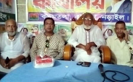 নড়াইলের কদমতলায় বিএনপি কার্যালয় উদ্বোধন