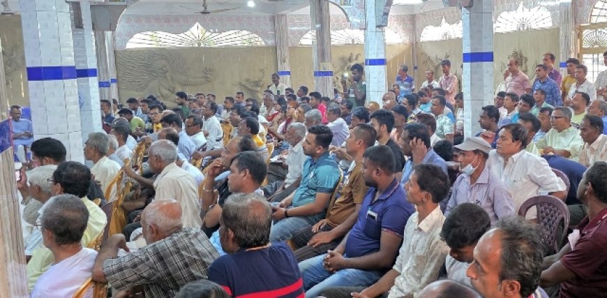 দুর্গোৎসব উপলক্ষ্যে আইন-শৃঙ্খলা বিষয়ক সভা অনুষ্ঠিত