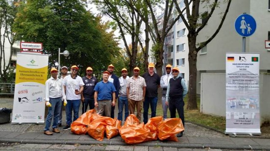 Müllsammelaktion im Rahmen des World Cleanup Day am 28. September in Bad Godesberg