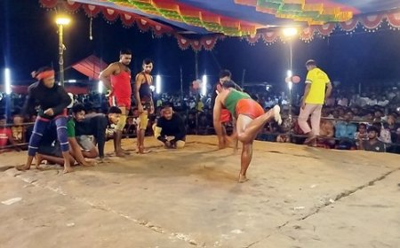 কালিয়ায় কোকো স্মৃতি ৩২ দলীয় হা-ডু-ডু খেলার উদ্বোধন