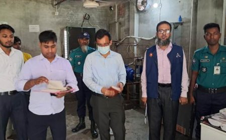 বিএসটিআই অনুমোদনহীন বরফ উৎপাদনকারীকে জরিমানা