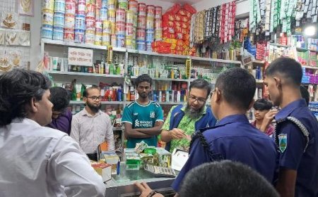 নিষিদ্ধ ক্রিম বিক্রি করায় চারঘাটে দুই প্রতিষ্ঠানকে জরিমানা