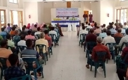 পাঁচ সহস্রাধিক চাষির মাঝে বিনামূল্যে বীজ ও সার বিতরণ