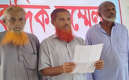 কালিয়ায় জমি দখলের অভিযোগ, থানায় হয়রানিমূলক এজাহার