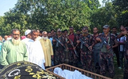 মৃত ভারতীয় নারীর লাশ আত্মীয়দের দেখালো বিজিবি-বিএসএফ