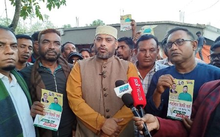নড়াইল-২ আসনে মনোনয়ন প্রত্যাশী জর্জের গণসংযোগ