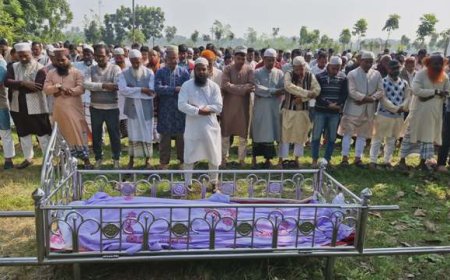 সময় টিভির সহযোগী প্রযোজক সজলের দাফন সম্পন্ন