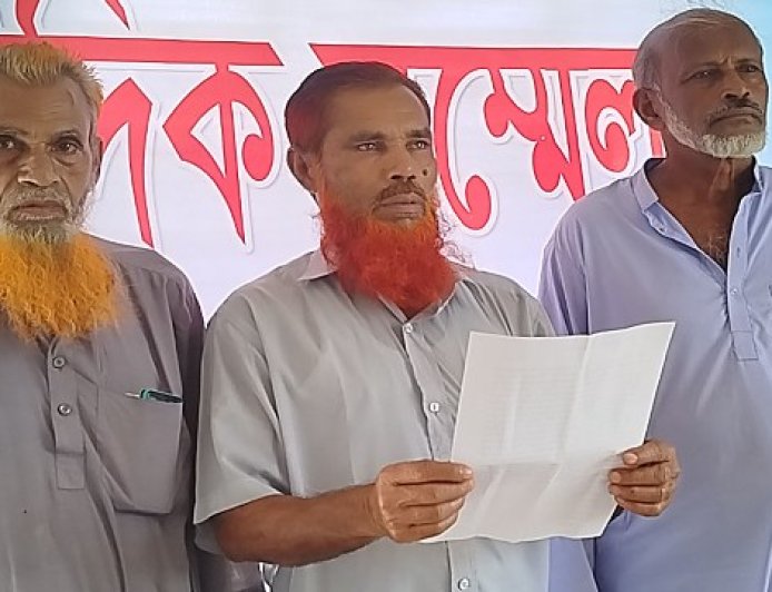 কালিয়ায় জমি দখলের অভিযোগ, থানায় হয়রানিমূলক এজাহার