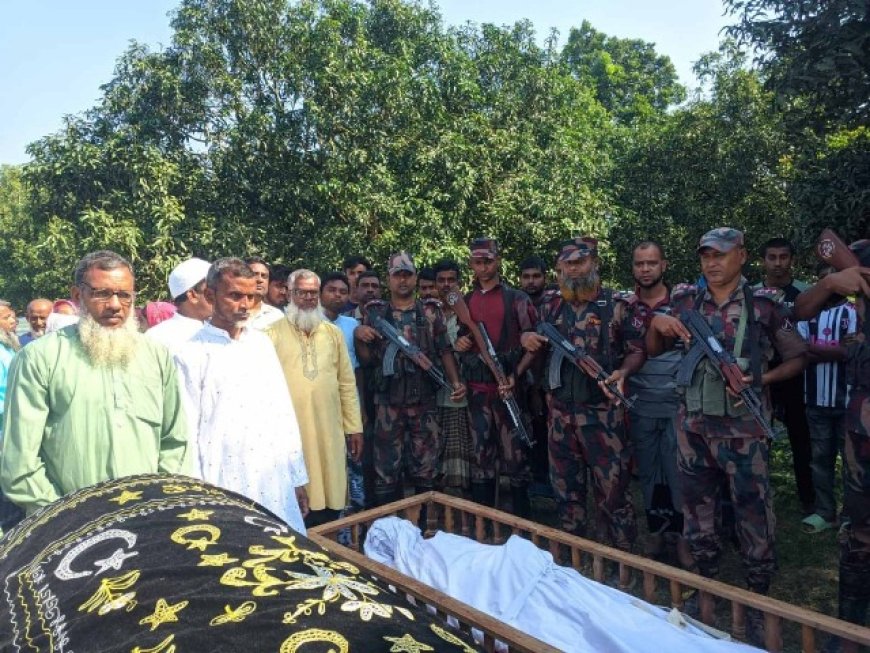 মৃত ভারতীয় নারীর লাশ আত্মীয়দের দেখালো বিজিবি-বিএসএফ