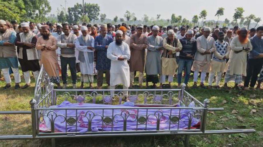 সময় টিভির সহযোগী প্রযোজক সজলের দাফন সম্পন্ন