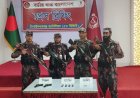সীমান্তে চোরাচালানের সময় অস্ত্র ও গোলাবারুদ উদ্ধার